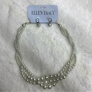 Ellen Tracy Necklace set NEW